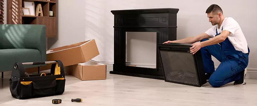 Old Rusted Metal Fireplace Repair And Replacement in Stevens Point, WI